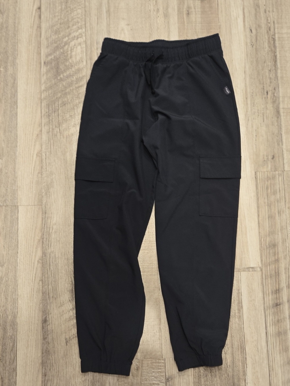 abercrombie kids black Joggers with elastic waist and Pockets